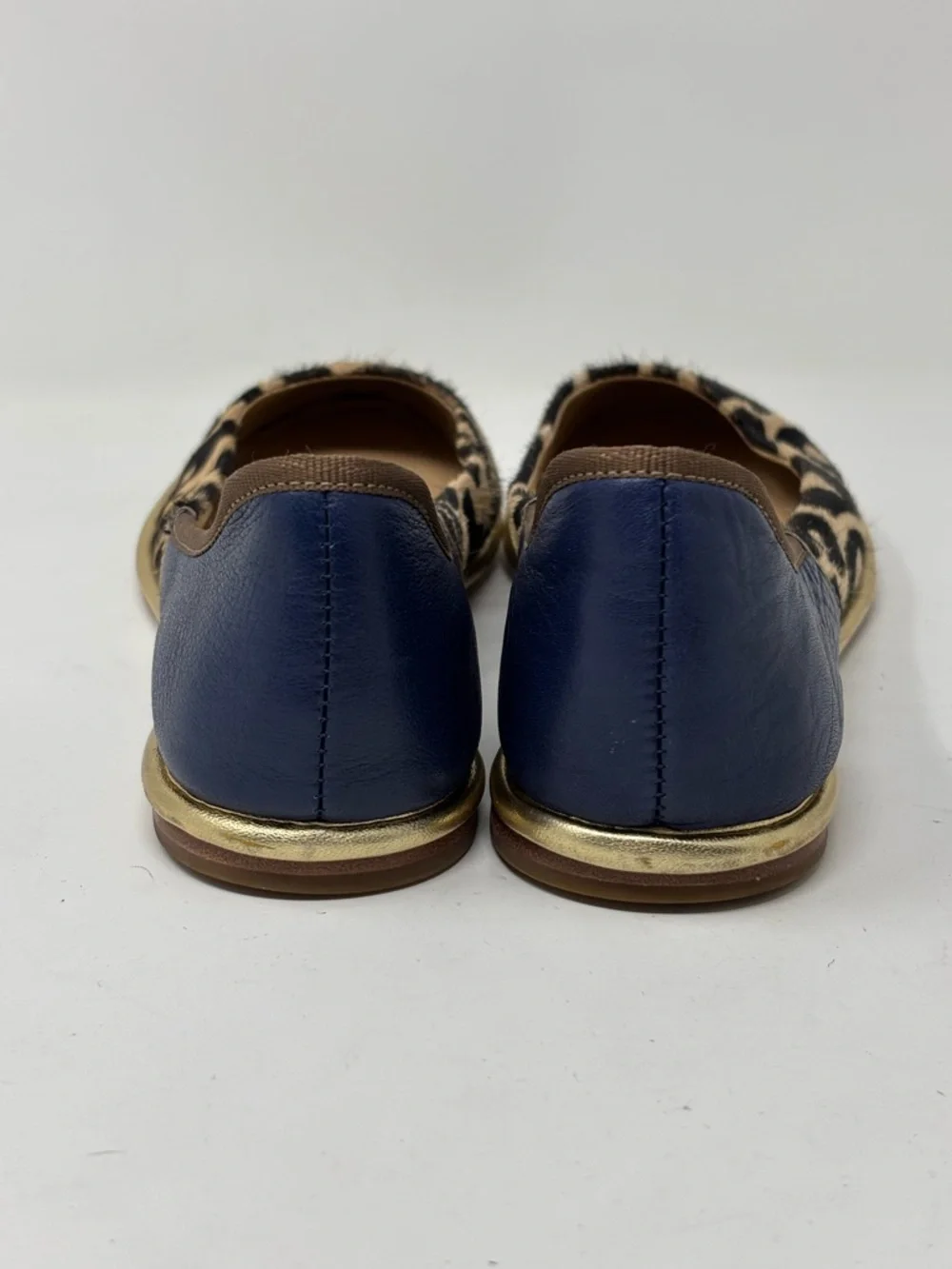 Diane Von Furstenberg Real Calf Hair Animal Print Flats Size 6.5 - Picture 4 of 15